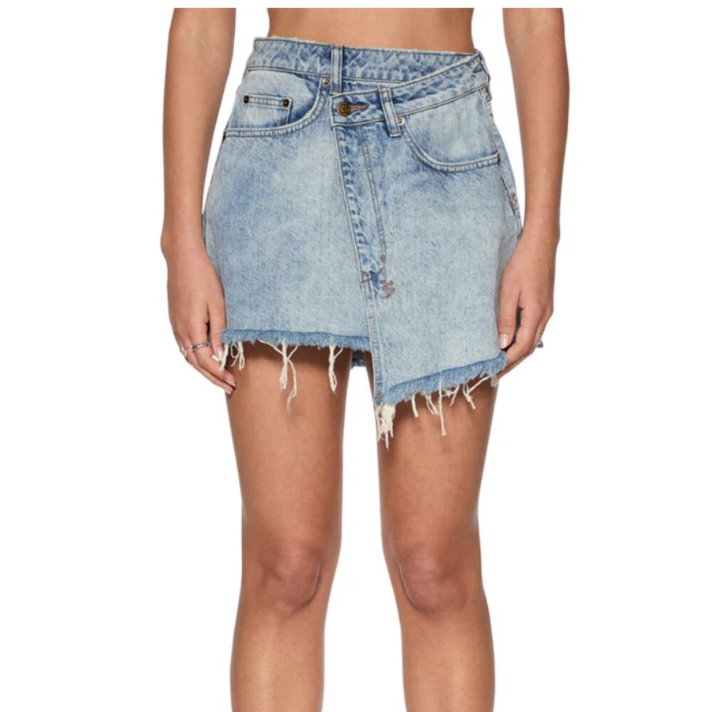 Ksubi Designer Denim Rap Skirt Heritage. Retails for $170